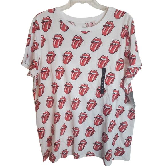 Torrid Rolling Stones Lips Tee, NWT, 1X - Picture 1 of 5